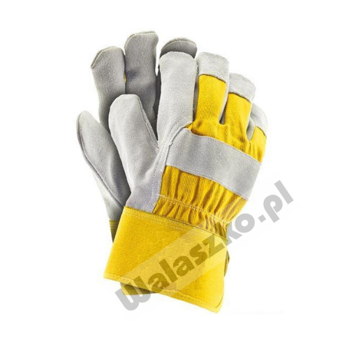 Rękawice robocze żółty mankiet