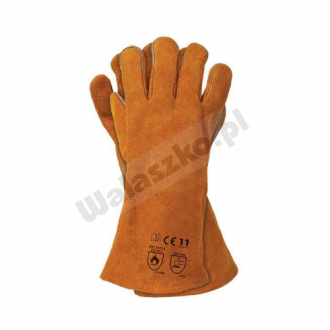 Rękawice spawalnicze długie szyte nicią Kevlarową Rękawice spawalnicze długie szyte nicią Kevlarową