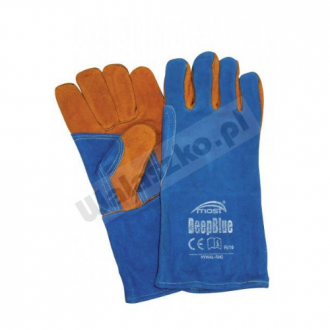 Rękawice spawalnicze DEEP BLUE dwoina bydlęca Rękawice spawalnicze DEEP BLUE dwoina bydlęca