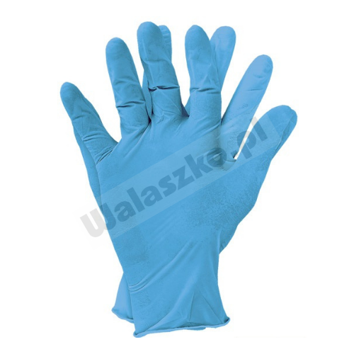 Rękawice jednorazowe nitrylowe bezpudrowe
