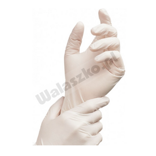 Rękawice jednorazowe lateksowe pudrowane diagnostyczne Rękawice jednorazowe lateksowe pudrowane diagnostyczne